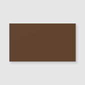 Brown #4D2A10, Krokodil Magnetkarte (Vorderseite)