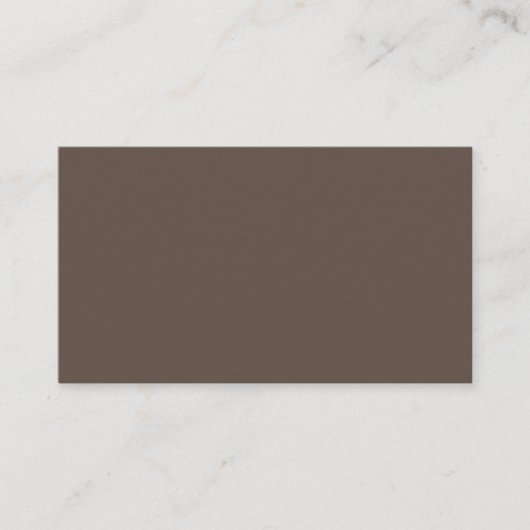 Brown #5E4E44, Leber Terminkarte (Vorderseite)