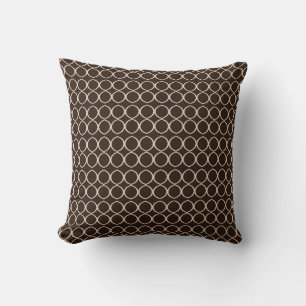 Brown abstrakt Africa Kissen