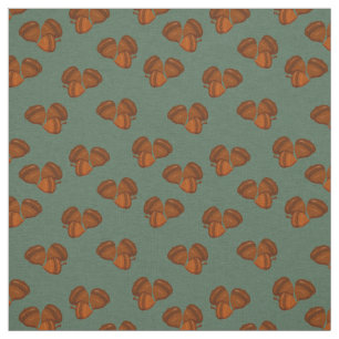 Brown Acorns Prim Fabric Stoff