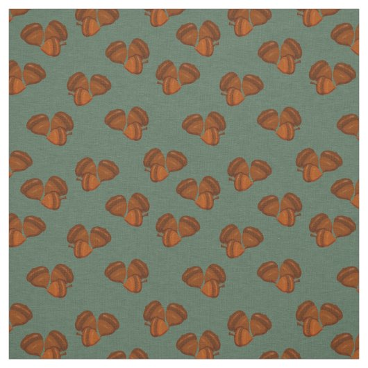 Brown Acorns Prim Fabric Stoff (Muster)