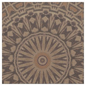 Brown Africa Mudcloth Circle Print Pattern Fabric Stoff (Nahaufnahme)