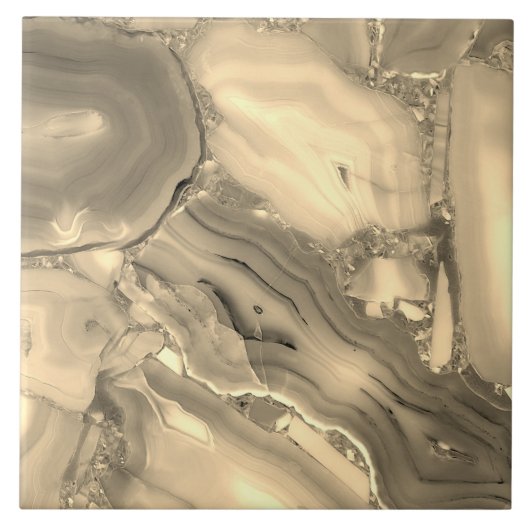 Brown Agate Fliese (Vorderseite)