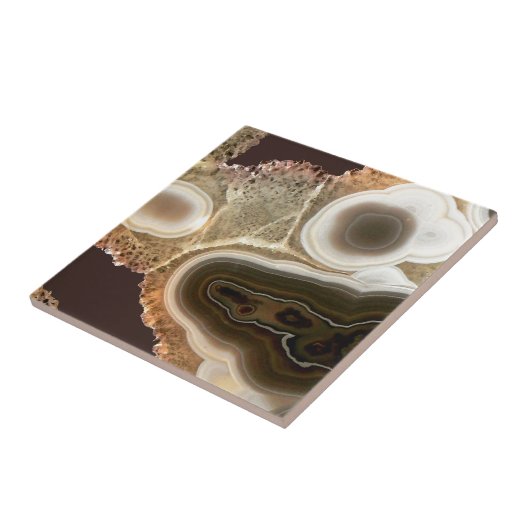 Brown Agate Fliese (Seite)