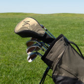 Brown Agate Initial Golf Headcover (In SItu)