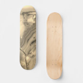 Brown Agate Skateboard (Vorderseite)