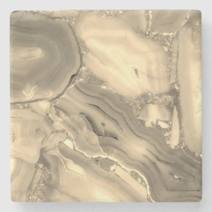 Brown Agate Steinuntersetzer