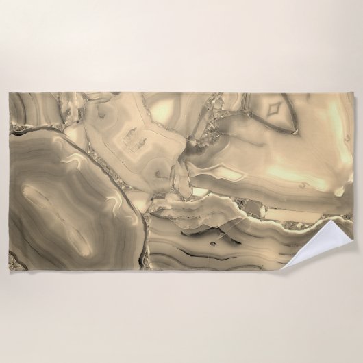 Brown Agate Strandtuch (Vorderseite)