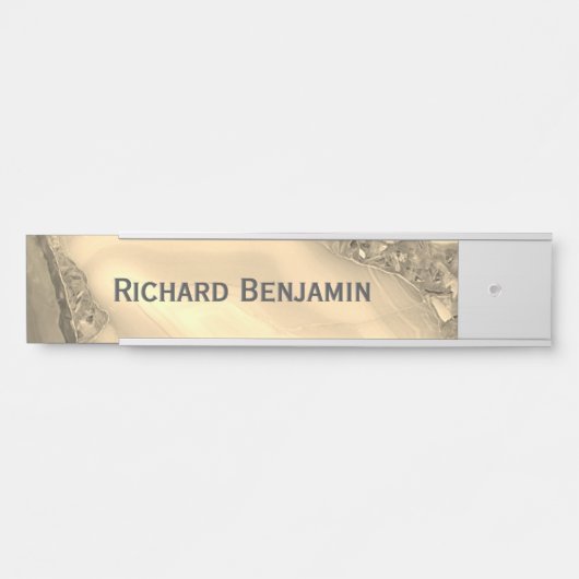 Brown Agate Türschild (Vorderseite )