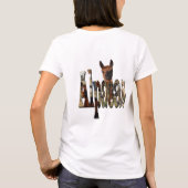 Brown Alpaca mit Alpacas-Logo, T-Shirt (Rückseite)