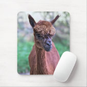 Brown Alpaca Mousemat Mousepad (Mit Mouse)