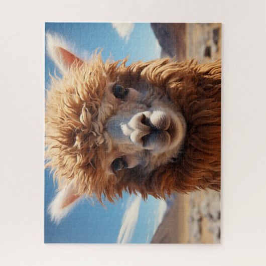 Brown Alpaca Puzzle (Vertikal)
