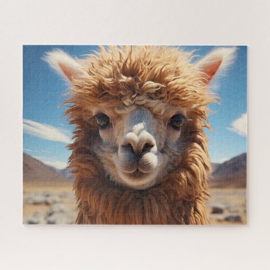 Brown Alpaca Puzzle (Horizontal)