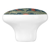 Brown Alpaca William Morris Stil Keramikknauf (Seitenansicht)