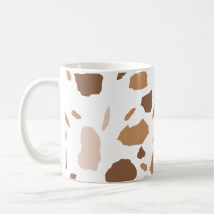 Brown and Beige Tan Terrazzo Kaffeetasse