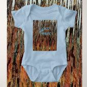 Brown and Blue Wild Thing Baby Strampler