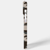 Brown and Gray Camouflage Personalized Case-Mate iPhone Hülle (Rückseite / Links)