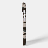 Brown and Gray Camouflage Personalized Case-Mate iPhone Hülle (Rückseite / Links)