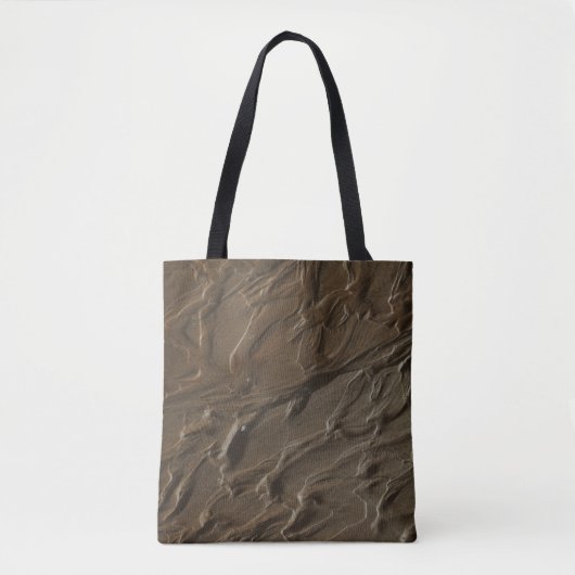 Brown and gray floral textile tasche (Vorderseite)
