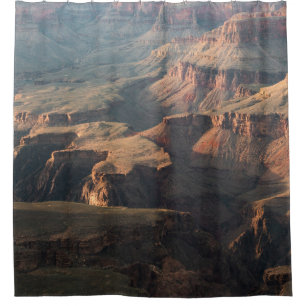 BROWN AND GRAY ROCK FORMATION DUSCHVORHANG