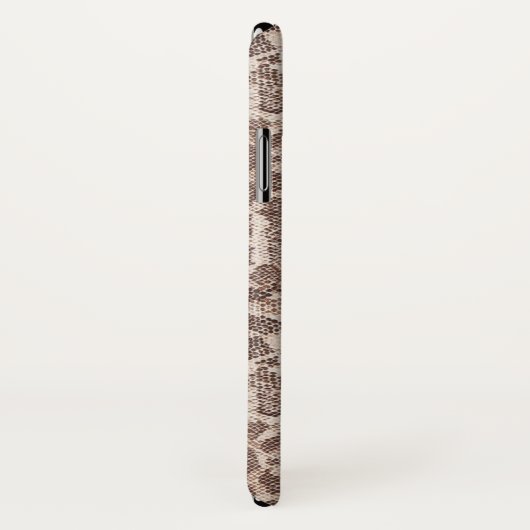 Brown and Tan Snake Skin Case-Mate iPhone Hülle (Hinten/Rechts)