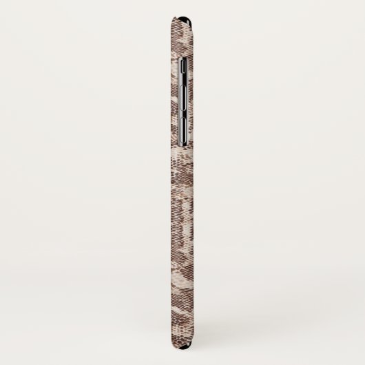 Brown and Tan Snake Skin Case-Mate iPhone Hülle (Hinten/Links)