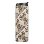 brown and white dalmatian dog Thermal Tumbler Thermosbecher (Nach links gedreht)