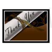 Brown and White Diploma (Vorderseite (Horizontal))