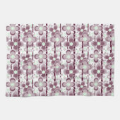 brown and white floral pattern geschirrtuch (Horizontal)