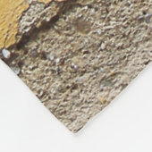 Brown and white stone fragment fleecedecke (Ecke)