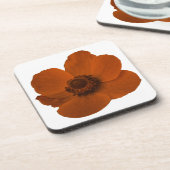 Brown Anemone Cork Untersetzer (Linke Seite)