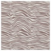 Brown Animal Print Streifen Stoff (Nahaufnahme)