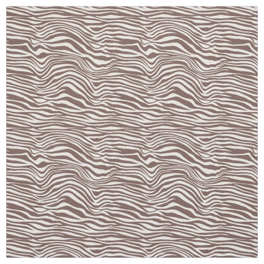 Brown Animal Print Streifen Stoff (Muster)