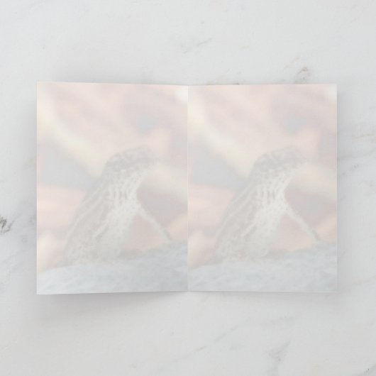 Brown Anole (Lizard) Grußkarte Karte (Innenseite)