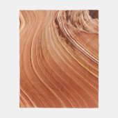 Brown antelope fleecedecke (Vorderseite)