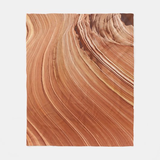 Brown antelope fleecedecke (Vorderseite)