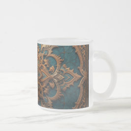 Brown-Aqua-Elegance Mattglastasse