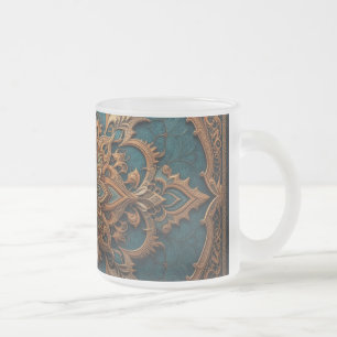 Brown-Aqua-Elegance Mattglastasse