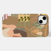 Brown Ästhetische Frau Lesen Buch Case-Mate iPhone Hülle (Rückseite (Horizontal))