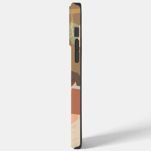 Brown Ästhetische Frau Lesen Buch Case-Mate iPhone Hülle (Rückseite / Links)