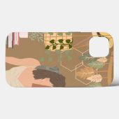 Brown Ästhetische Frau Lesen Buch Case-Mate iPhone Hülle (Rückseite (Horizontal))