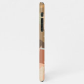 Brown Ästhetische Frau Lesen Buch iPhone Hülle (Linke Seite)