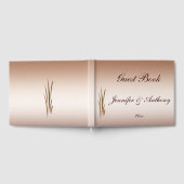 Brown Autumn Harvest Wedding Gästebuch (Voll)