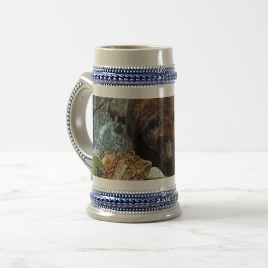 Brown Bar Stein Bierglas (Vorderseite Links)