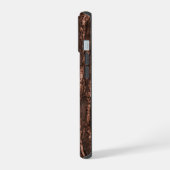 Brown Bark Camouflage iPhone 15 Hülle (Linke Seite)