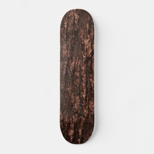 Brown Bark Camouflage Skateboard (Vorderseite)