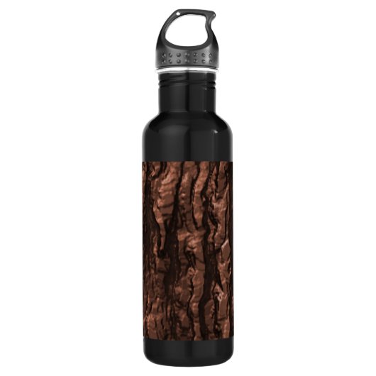 Brown Bark Camouflage Trinkflasche (Vorderseite)