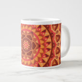 Brown Base Mandala Jumbo-Tasse (Vorderseite Rechts)