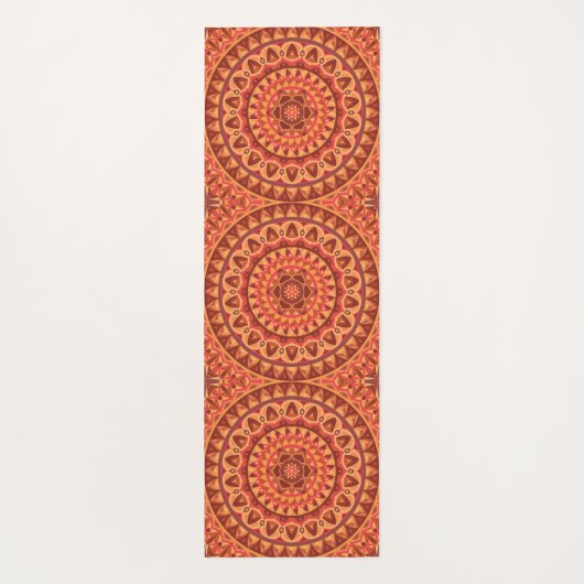 Brown Base Mandala Yogamatte (Rückseite)