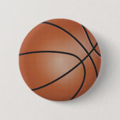 Brown Basketball Button (Vorderseite)